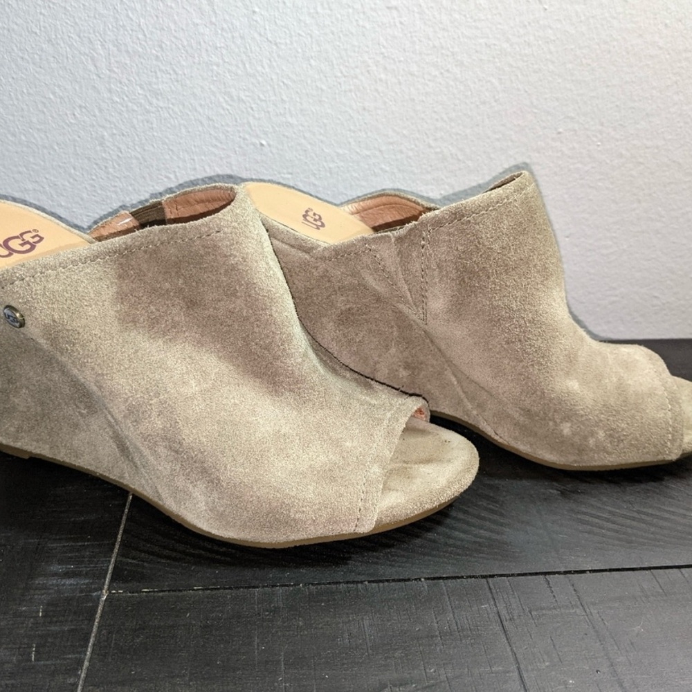 Women's UGG Lively Suede Wedge Mules